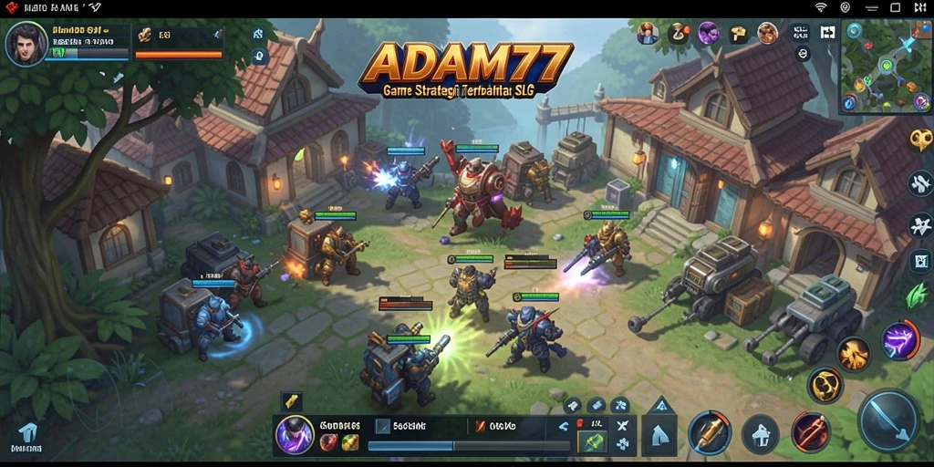 Tampilan gameplay seru dan strategi yang mendalam di ADAM77.