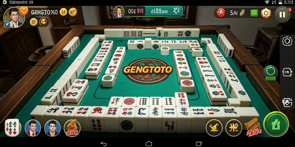 Tampilan gameplay Mahjong yang menarik dan penuh strategi.