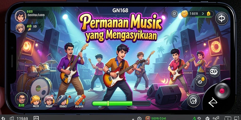 Tampilan gameplay GN168 yang menarik dan interaktif.