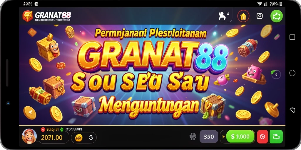 Tampilan grafis permainan Slot GRANAT88 yang mengesankan.