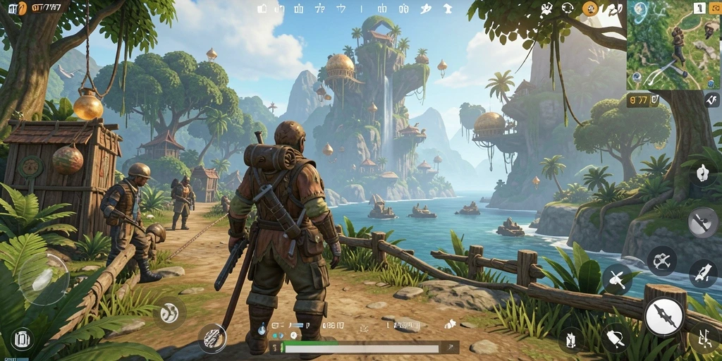 Tampilan gameplay GT777 yang menakjubkan di dunia Open World.