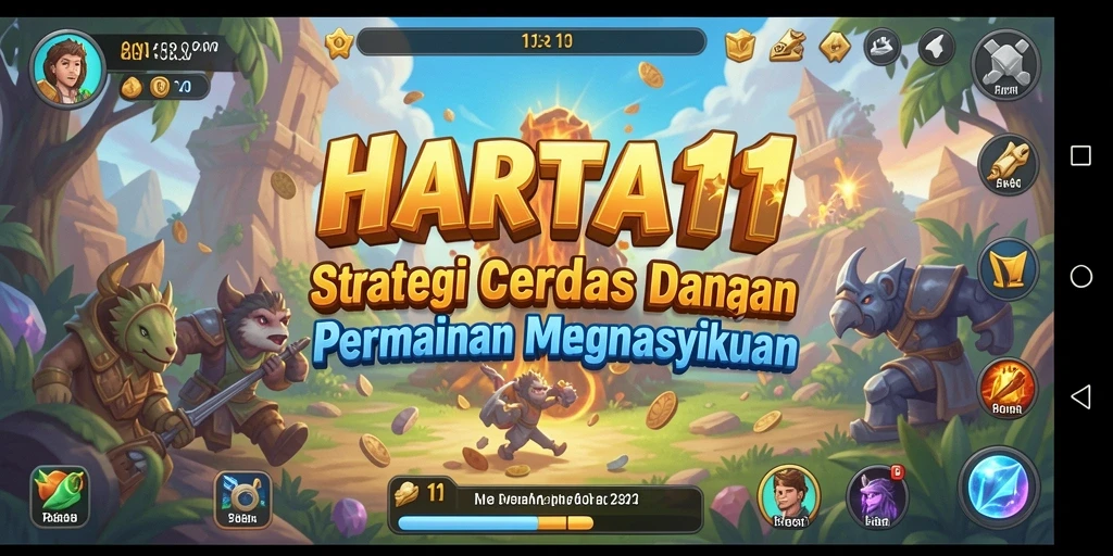 Tampilan gameplay HARTA11 yang penuh strategi dan aksi menegangkan.