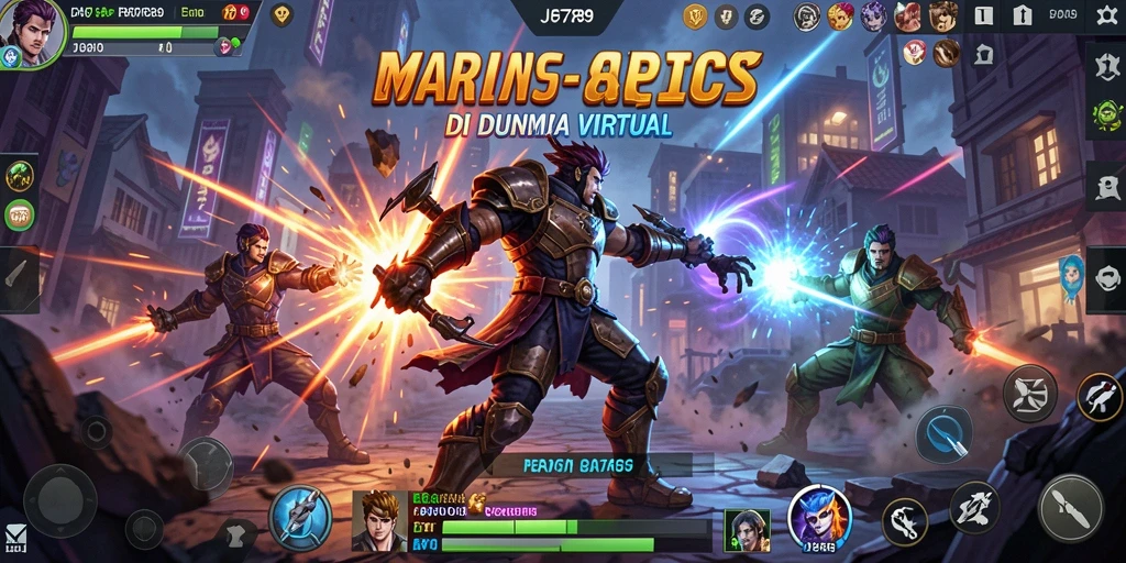 Tampilan pertarungan seru dalam gameplay JP6789 dengan karakter yang kuat.