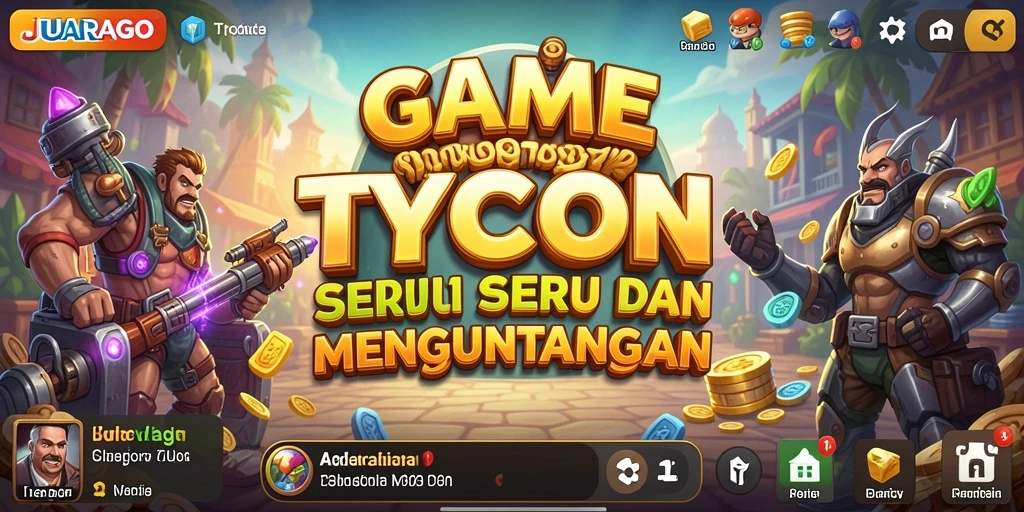 Screenshot gameplay JUARAGO menampilkan strategi Tycoon yang seru.