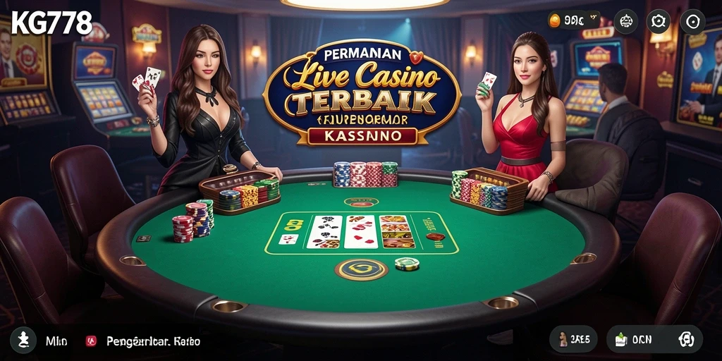 Tampilan gameplay menarik di aplikasi KG778 Live Casino.