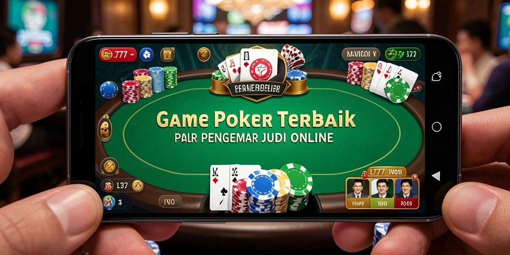 Tampilan utama gameplay L777 yang menampilkan aksi seru permainan Poker.