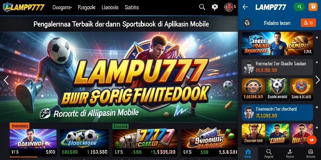 Tampilan gameplay LAMPU777 dengan berbagai pilihan taruhan olahraga.