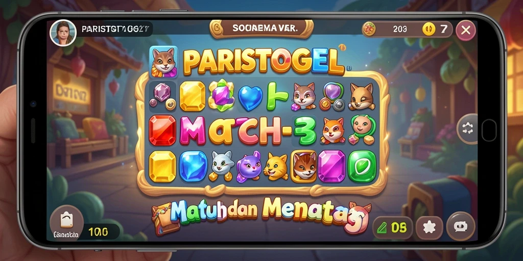 Tampilan gameplay seru di PARISTOGEL, cocok untuk semua usia.