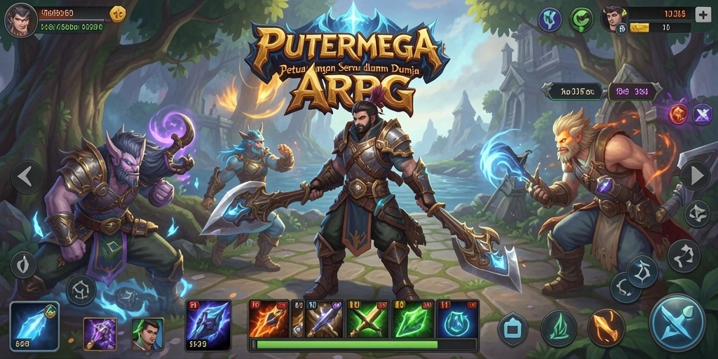 Gameplay seru PUTERMEGA dengan pertarungan mendebarkan.
