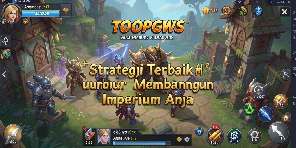 Screenshot utama TOOPGWS menunjukkan gameplay strategi yang mendebarkan.